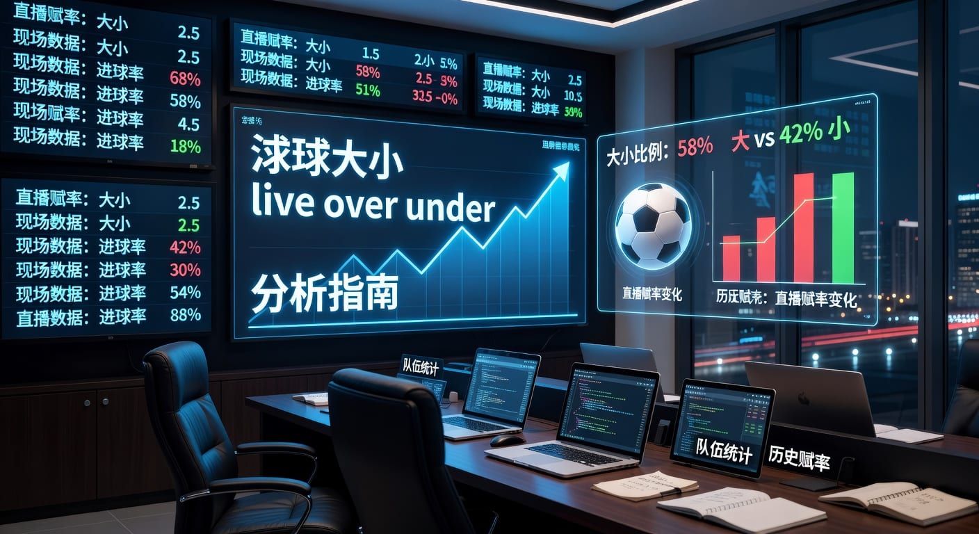 滚球大小 Live Over Under：足球比赛即时盘口深度解析