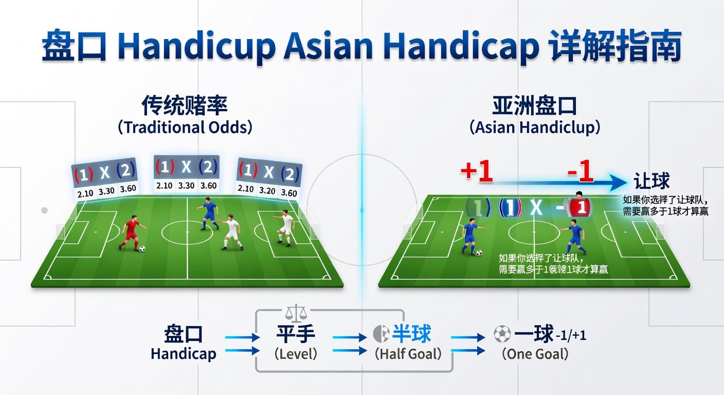 亚洲盘Asian Handicap深度解析：足球博彩精髓与玩法指南