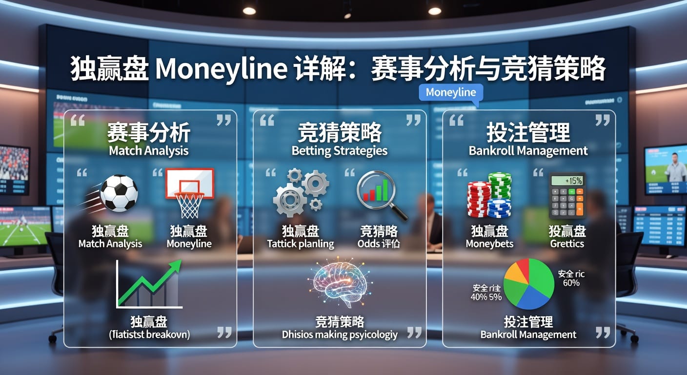 独赢盘 moneyline 玩法解析：胜负判断与实战思路