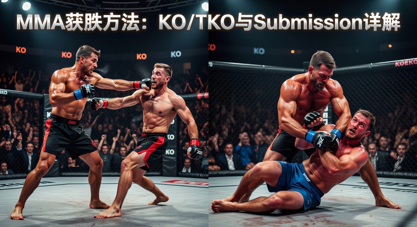 MMA方法 method of victory KO/TKO Submission 全解析