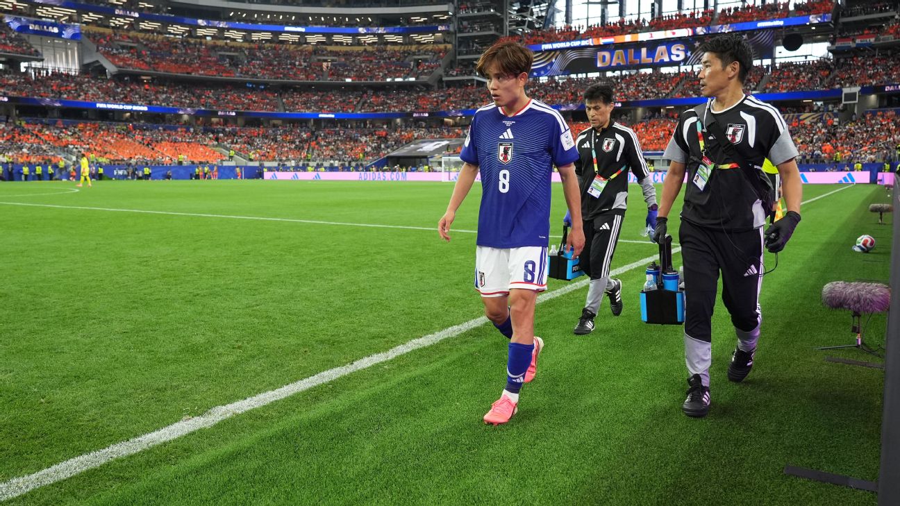 久保建英缺阵日本战巴西 盼改写世界杯历史